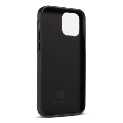 Insert Card Slot Leather Skin iPhone 15 Case Back