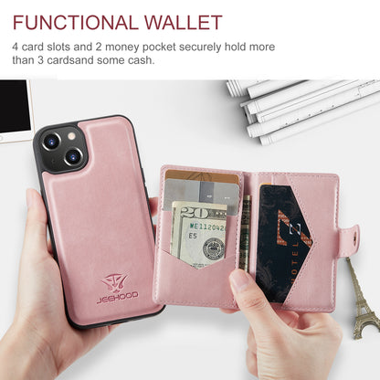 Magnetic Detachable Card Holder iPhone 13 Case Leather Flip