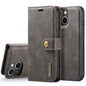 Wallet Detachable 2 In 1 Buckle iPhone 14 Case Magnetic