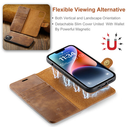 Wallet Detachable 2 In 1 Buckle iPhone 14 Case Magnetic