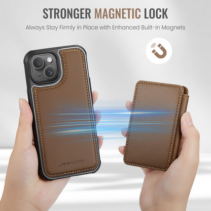 Magnetic Card Holder iPhone 14 Plus Case Detachable RFID Blocking