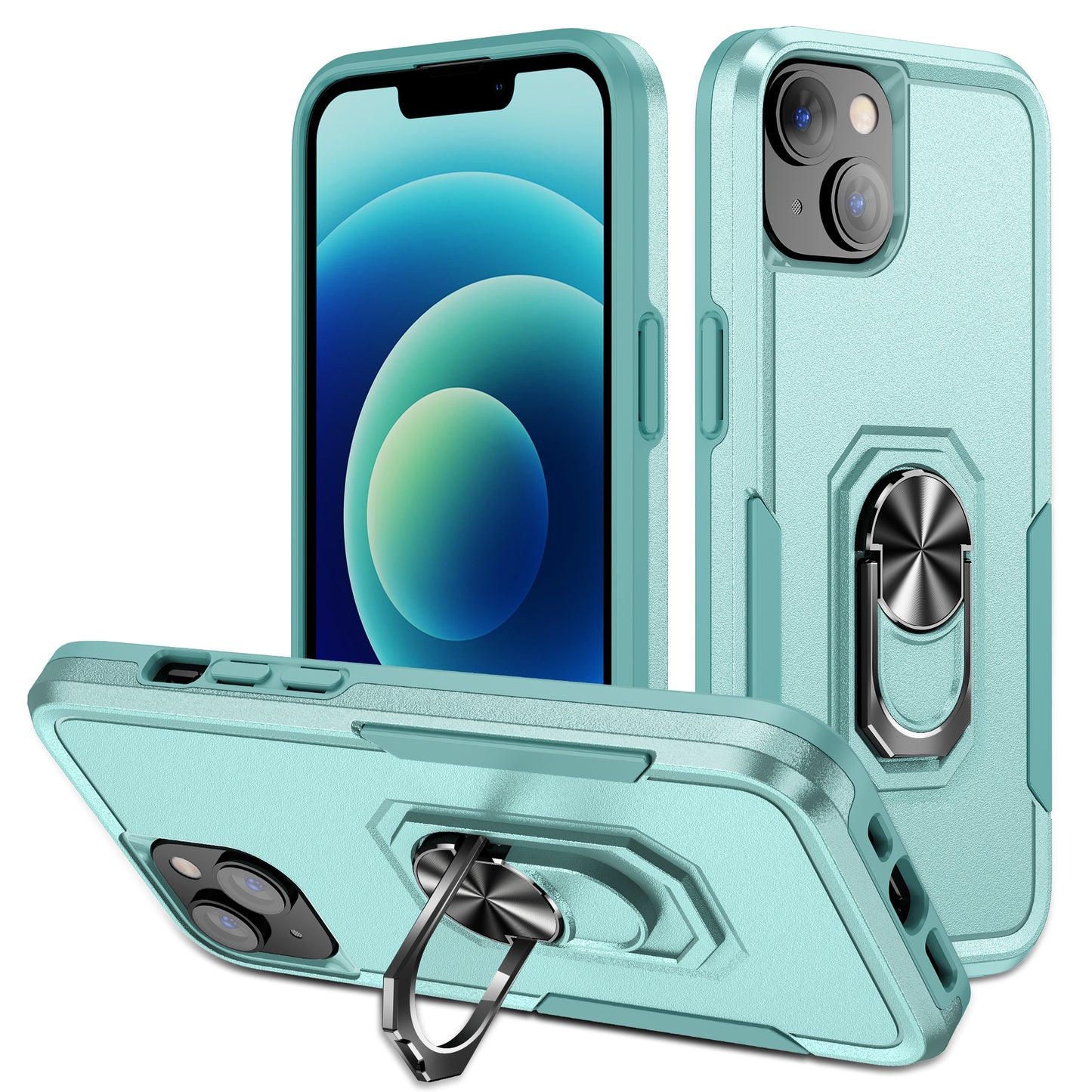 Pioneer iPhone 14 Plus Case Rotating Ring Stand