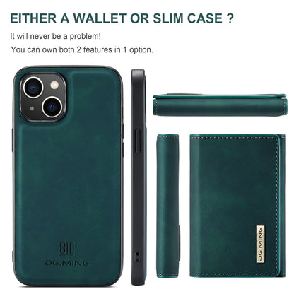 Retro Detachable Fold Wallet iPhone 14 Plus Case Magnetic Clip