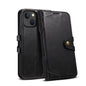 Dual Protection iPhone 14 Case Retro Book Leather