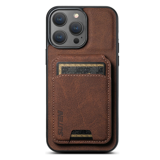 Litchi Leather Card Bag iPhone 11 Pro Max Case Magnetic