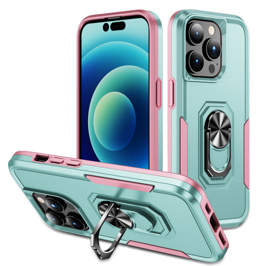 Pioneer iPhone 14 Pro Case Rotating Ring Stand