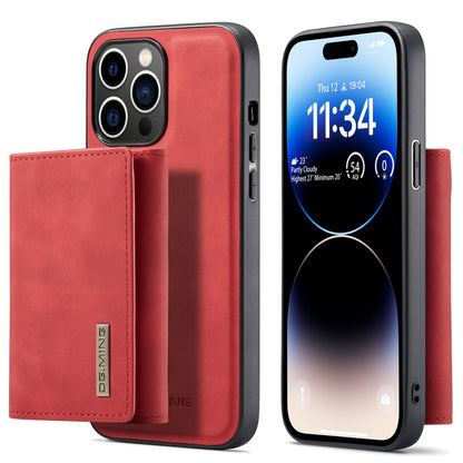 Retro Detachable Fold Wallet iPhone 14 Pro Case Magnetic Clip