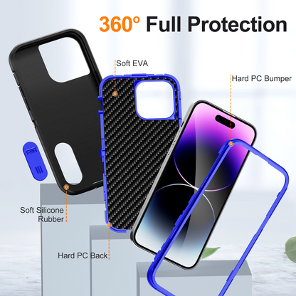 Defender iPhone 14 Pro Max Case Rotating Ring Stand