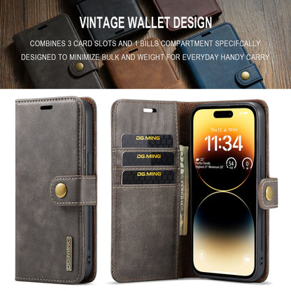 Wallet Detachable 2 In 1 Buckle iPhone 14 Pro Max Case Magnetic