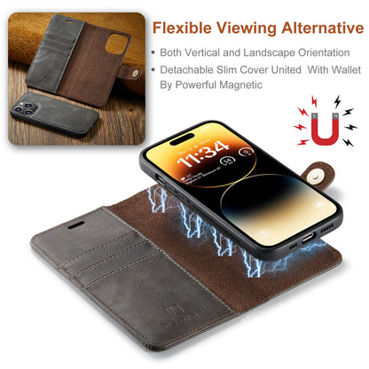 Wallet Detachable 2 In 1 Buckle iPhone 14 Pro Max Case Magnetic