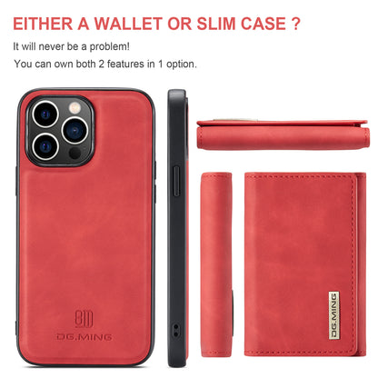 Retro Detachable Fold Wallet iPhone 14 Pro Max Case Magnetic Clip