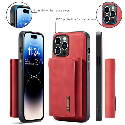 Retro Detachable Fold Wallet iPhone 14 Pro Max Case Magnetic Clip