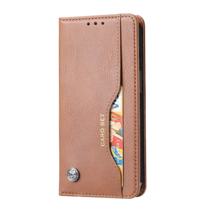 Classical Knead Leather iPhone 14 Pro Max Case with Notes Pocket