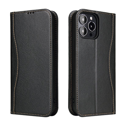 West Gun Crow Genuine Leather iPhone 14 Case Wallet