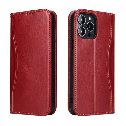 West Gun Crow Genuine Leather iPhone 14 Case Wallet