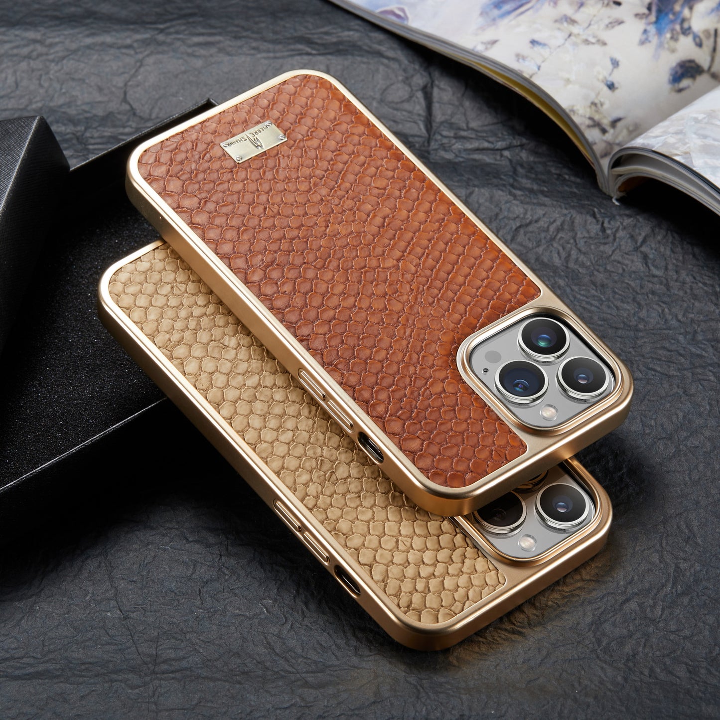 TPU Plated Lizard Leather iPhone 11 Case Back