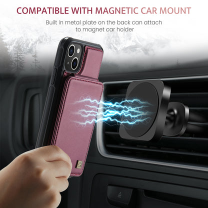 Multiple Card Slots iPhone 15 Plus Case Magnetic Car Mount