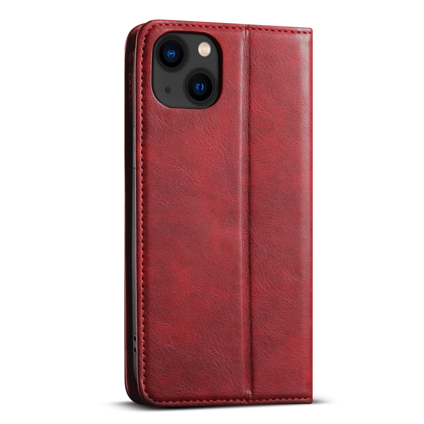 Magic Flip Leather iPhone 15 Case Wallet Stand