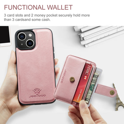 Powerful Magnetic Card Holder iPhone 15 Plus Case Detachable