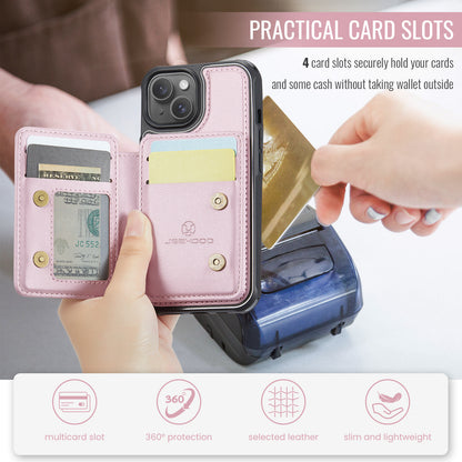 Magnetic Card Holder iPhone 16 Case Detachable RFID Blocking