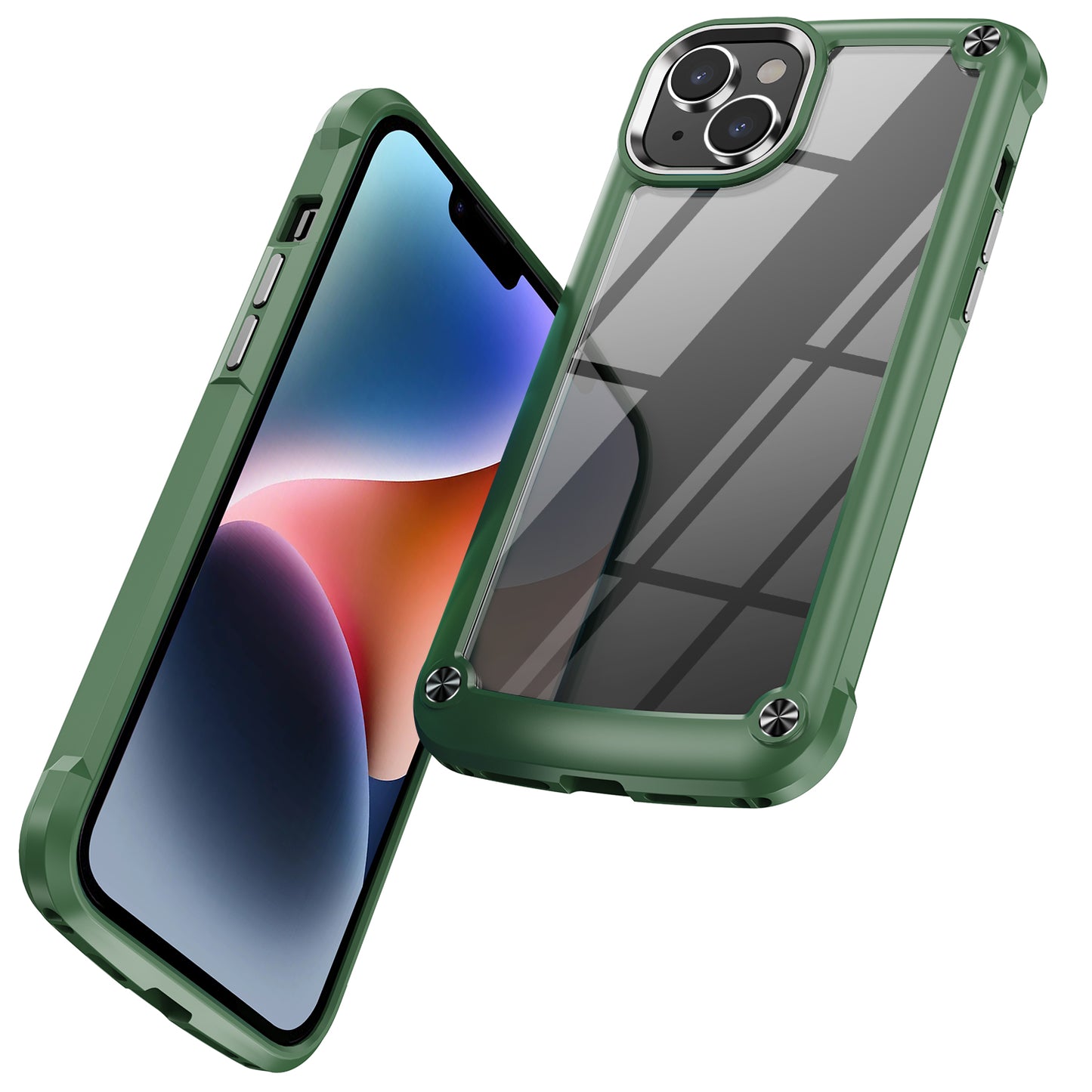 Goldwing Camera Protection Clear iPhone 15 Plus Case