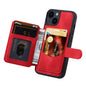 Fantasy Card Slots Buckle iPhone 16 Case Leather Anti-theft