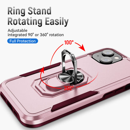 Pioneer iPhone 15 Plus Case Rotating Ring Stand