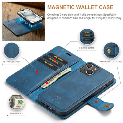 Wallet Detachable 2 In 1 Buckle iPhone 16 Plus Case Magnetic