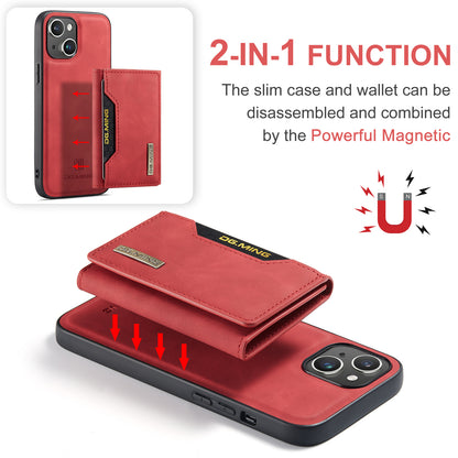 Retro Detachable Fold Card Holder iPhone 16 Case Magnetic Clip