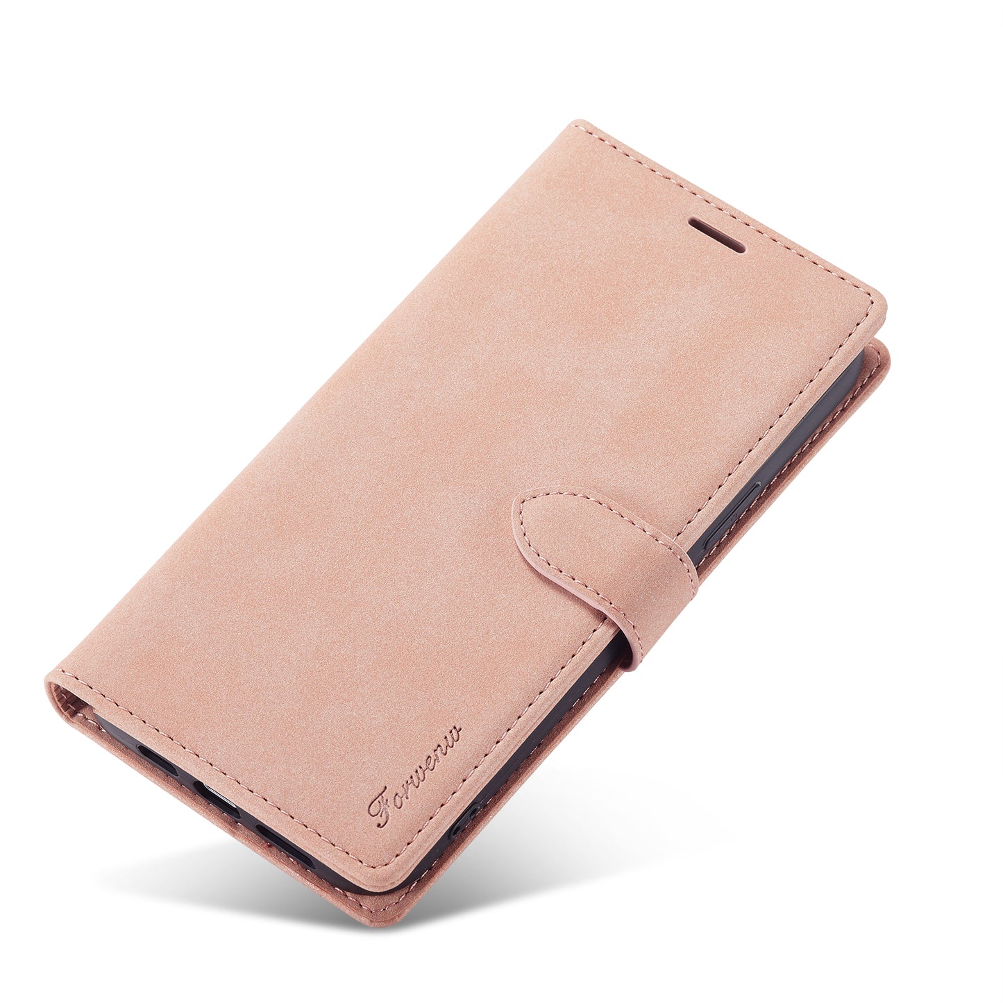 Gentry Slim Wallet Stand iPhone 15 Pro Max Case Buckle