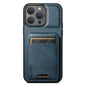 Oil Wax Leather Card Bag Galaxy S24+ Case Magnetic