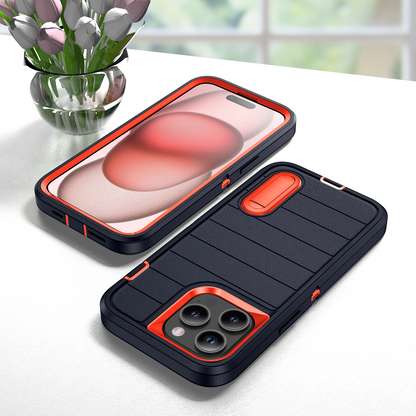 Defender iPhone 15 Pro Max Case Rotating Ring Stand