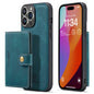 Magnetic Detachable Card Holder iPhone 16 Pro Max Case Leather Flip