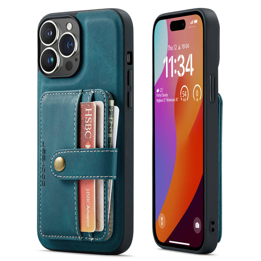 Powerful Magnetic Card Holder iPhone 16 Pro Max Case Detachable