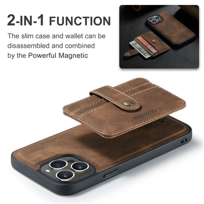 Powerful Magnetic Card Holder iPhone 16 Pro Case Detachable