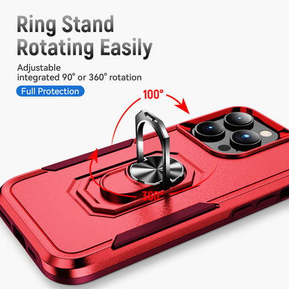 Pioneer iPhone 15 Pro Max Case Rotating Ring Stand