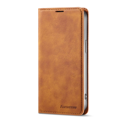 Illusion Slim Retro Leather iPhone 16 Pro Case Magnetic