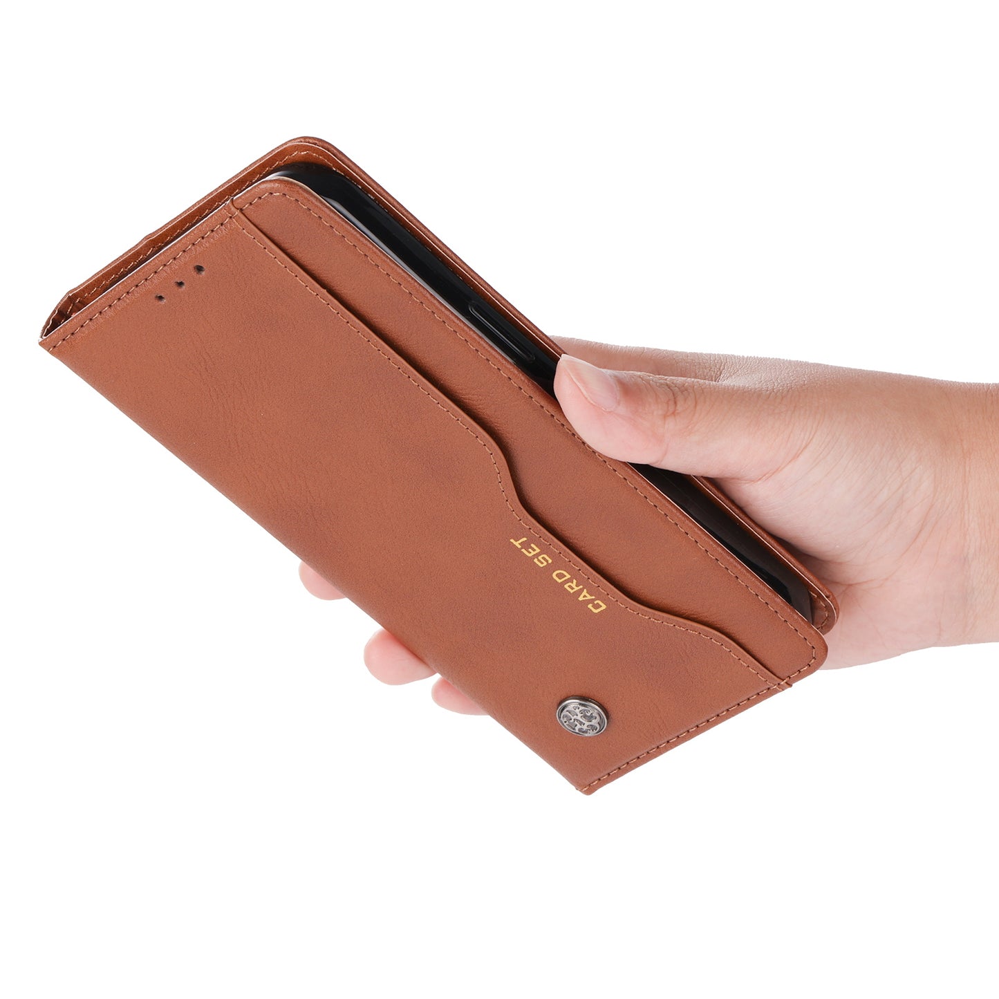 Classical Knead Leather iPhone 16 Pro Case with Notes Pocket