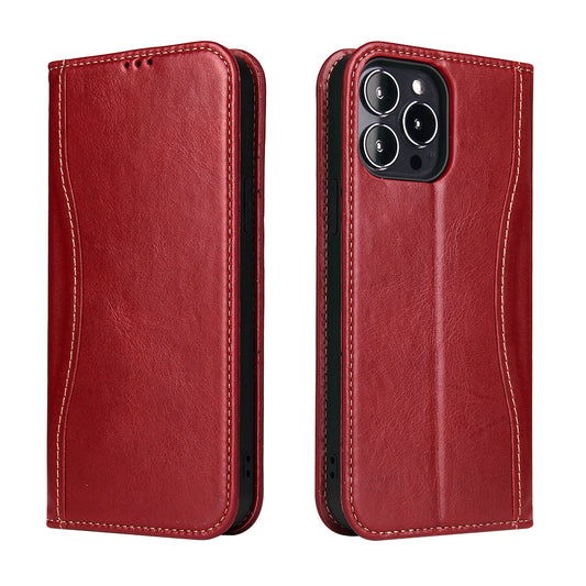 West Gun Crow Genuine Leather iPhone 16 Case Wallet