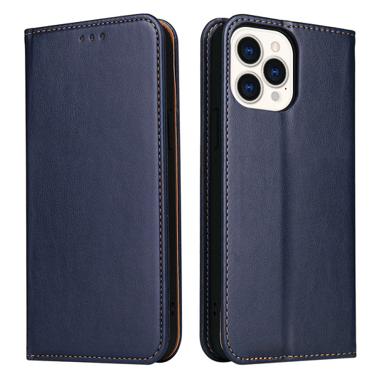 PU Leather iPhone 16 Pro Case Wallet Stand Texture Deluxe