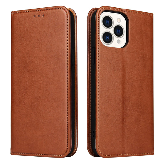 PU Leather iPhone 16 Plus Case Wallet Stand Texture Deluxe