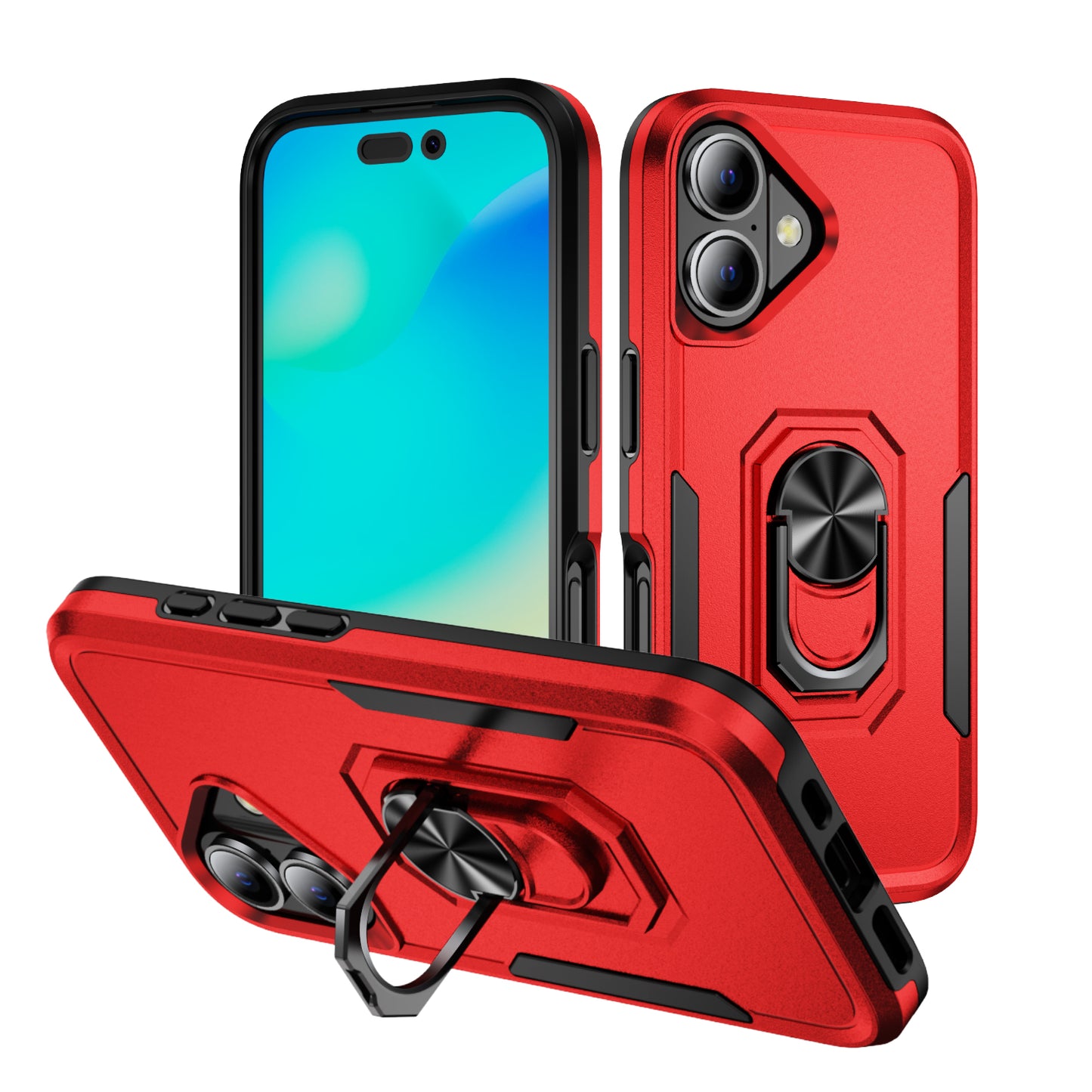 Pioneer iPhone 16 Case Rotating Ring Stand