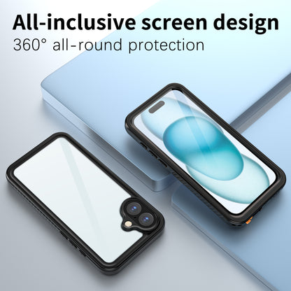 Twill Swimming IP68 Waterproof iPhone 16 Plus Case Bumper Combo