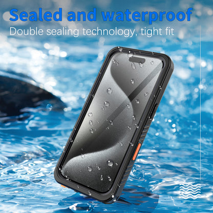 Twill Swimming IP68 Waterproof iPhone 16 Pro Case Bumper Combo