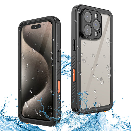 Twill Swimming IP68 Waterproof iPhone 16 Pro Max Case Bumper Combo