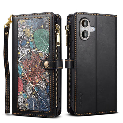 Multi-function 8 Card Slots Astral iPhone 16 Case with Hand Strap