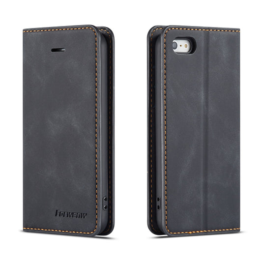 Illusion Slim Retro Leather iPhone 5s Case Magnetic