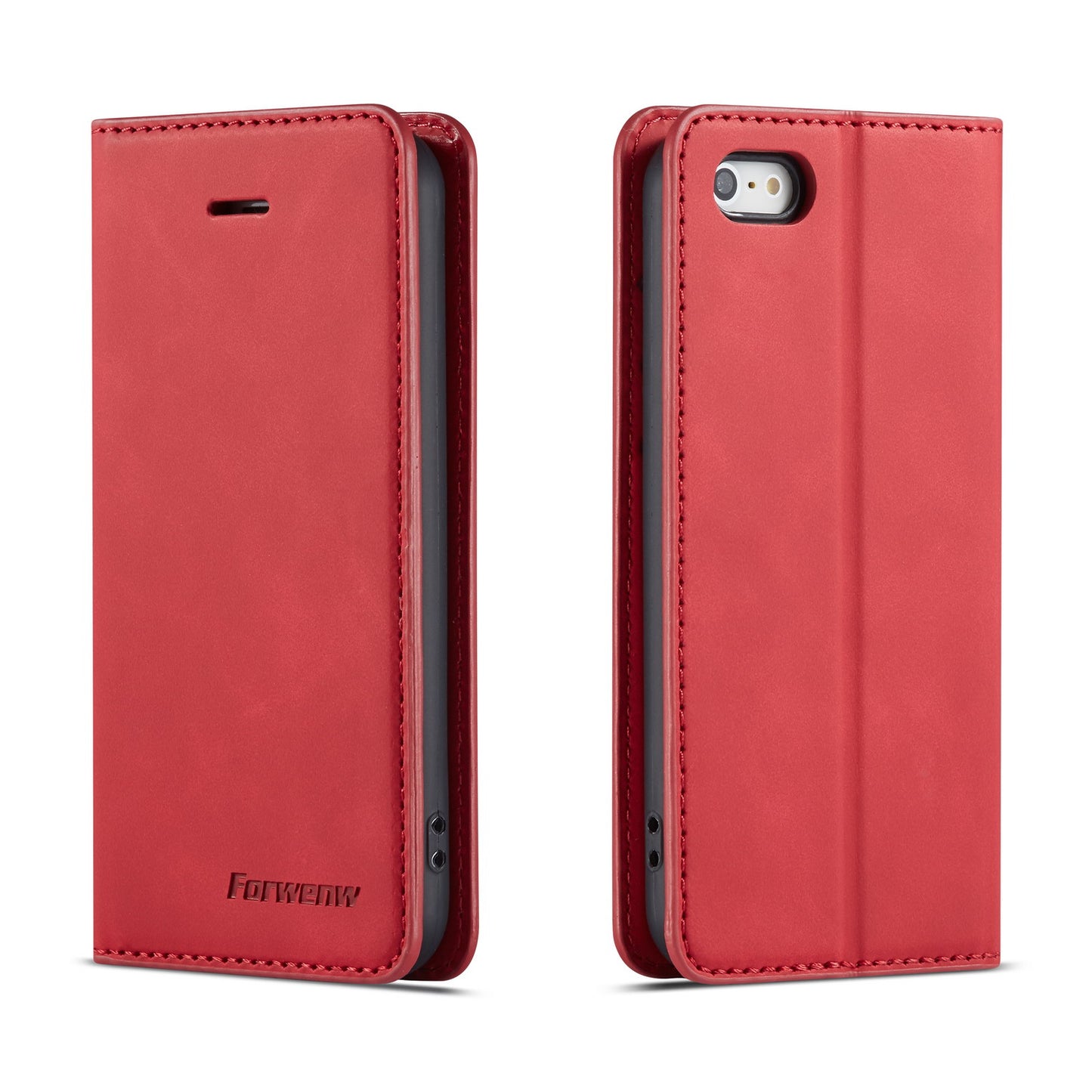 Illusion Slim Retro Leather iPhone 5 Case Magnetic