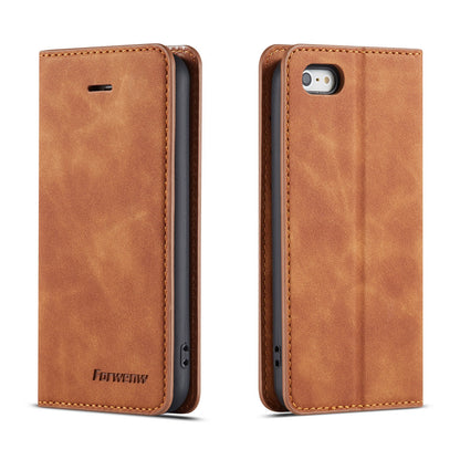 Illusion Slim Retro Leather iPhone 5 Case Magnetic