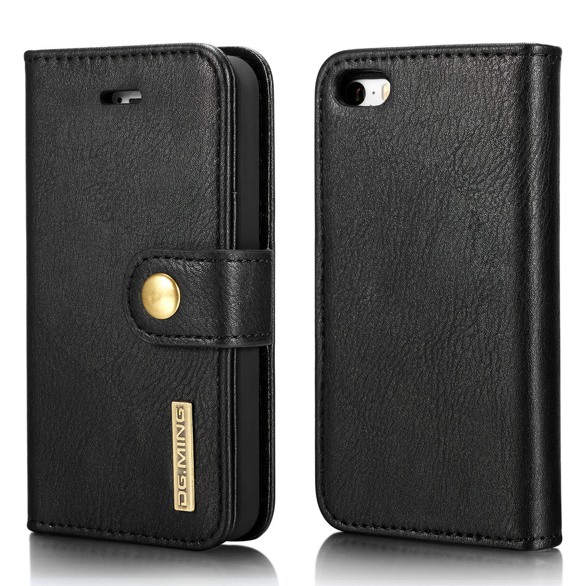 Wallet Detachable 2 In 1 Buckle iPhone 5s Case Magnetic